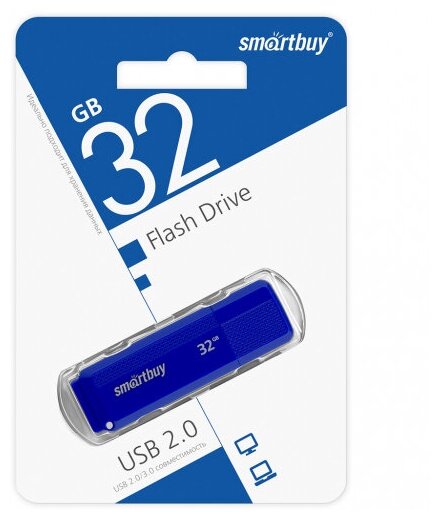USB флешка Smartbuy 32Gb Dock blue USB 2.0