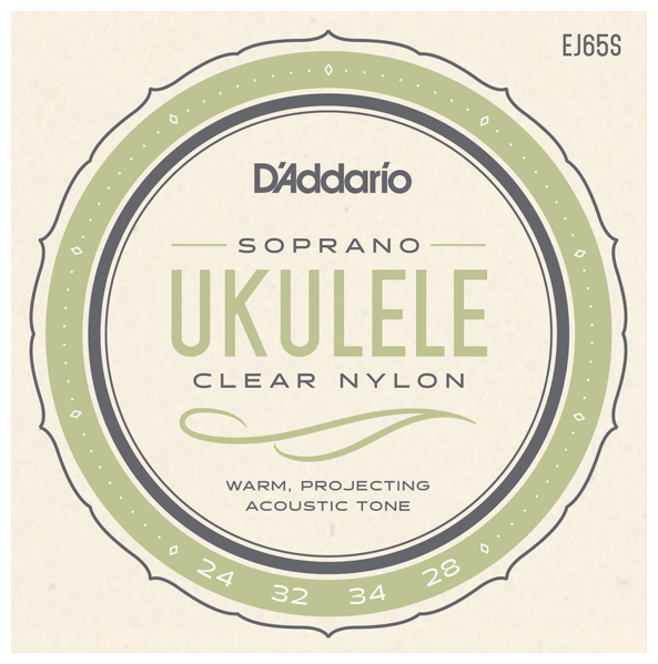 Струны для укулеле D'Addario EJ65S Pro-arte Nylon сопрано