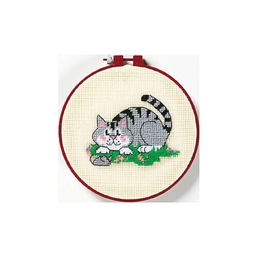 фото Набор для вышивания dimensions 72318 кошка и мышка