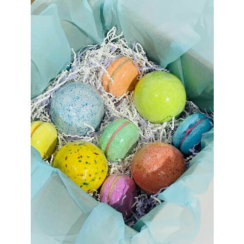 Бомбочки бурлящие для ванной. Спа набор 9 в 1