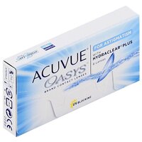 Контактные линзы ACUVUE OASYS for Astigmatism with Hydraclear Plus, 6 шт., R 8,6, D 0, CYL: -2,25, AХ: 90