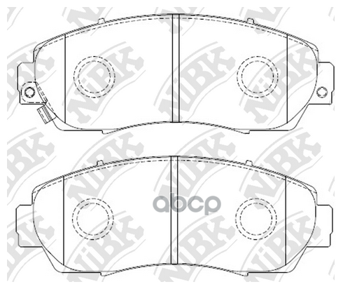 Pn8802-Nibk_! Колодки Дисковые П Honda Cr-V 2.0/2.2 07> NiBK арт. PN8802