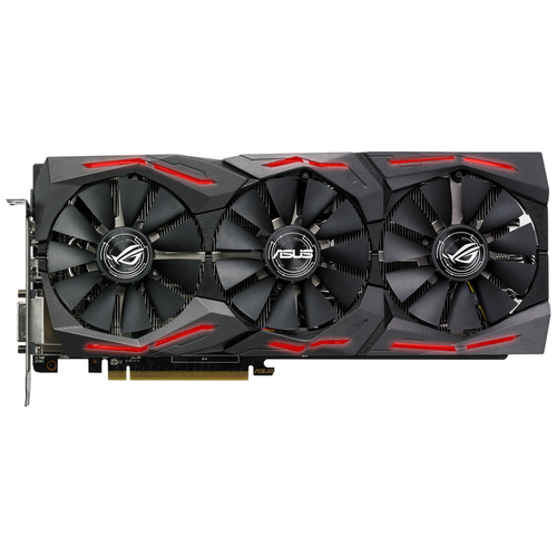 Видеокарта ASUS ROG Strix Radeon RX 580 OC edition 8GB (ROG-STRIX-RX580-O8G-GAMING), Retail