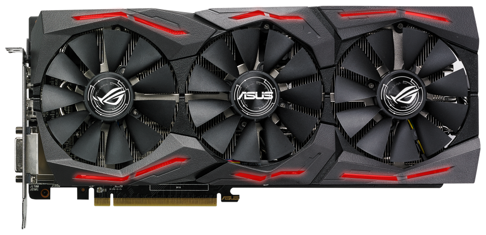 Видеокарта ASUS ROG-STRIX-RX580-O8G-GAMING RX 580 8GB