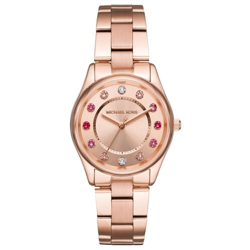Наручные часы MICHAEL KORS, розовый индивидуальный браслет с именем и надписью индивидуальные браслеты на заказ для женщин и мужчин розовое золото нержавеющая сталь рождес