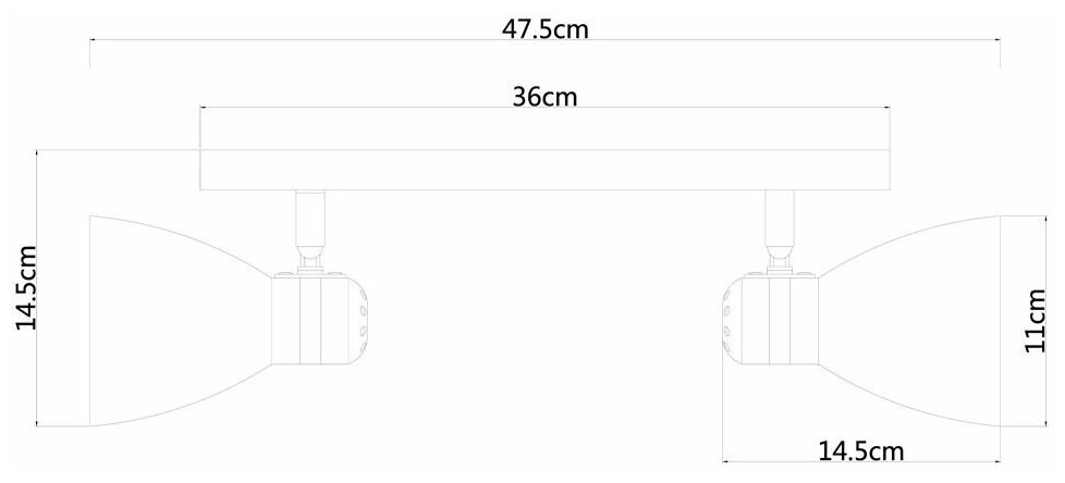 Спот Arte Lamp Mercoled A5049AP-2GY