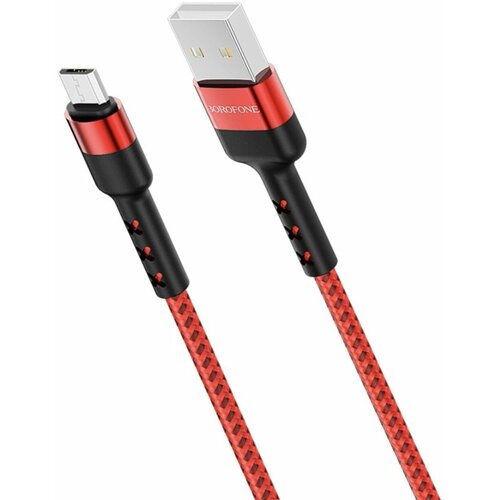 Кабель BX34 Micro-USB - красный 1 метр кабель borofone bx34 advantage for micro usb red