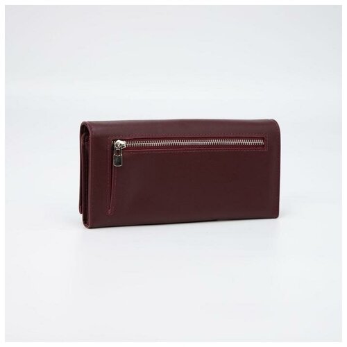 фото Кошелёк на магнитах, цвет бордовый