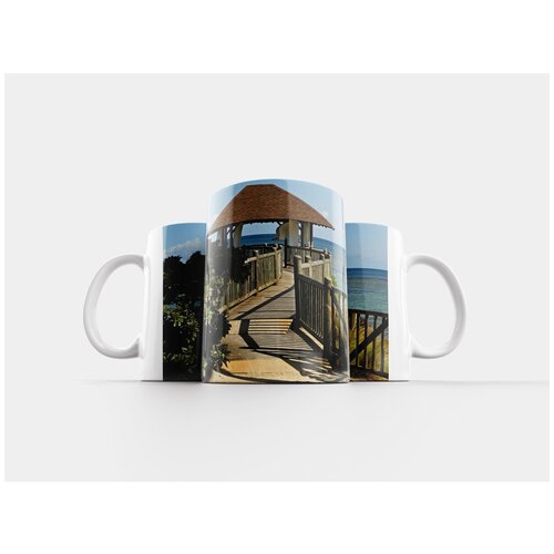 фото Кружка "маврикий, праздничный день, летом" 320 мл lotsprints