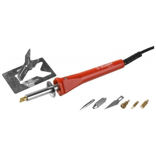 Прибор ЗУБР Мастер для выжигания пайки резки с набором насадок 5штнож 168900₽