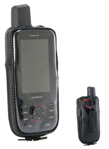 Чехол Garmin GPSMAP 66i натуральная кожа, с зажимом (02-121)