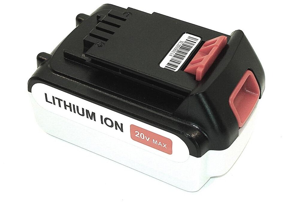 Аккумулятор для Black & Decker (p/n: LB20, LBX20, LBXR20 SL186K, ASL188K, BDCDMT12) 20V 4Ah Li-ion
