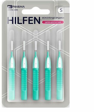 Ершики Hilfen (Хилфен) межзубные р.S 5 шт. Yangzhou Star Oral care Products Co. - фото №1