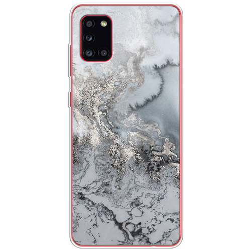 фото Силиконовый чехол морозная лавина серая на samsung galaxy a31 / самсунг а31 case place