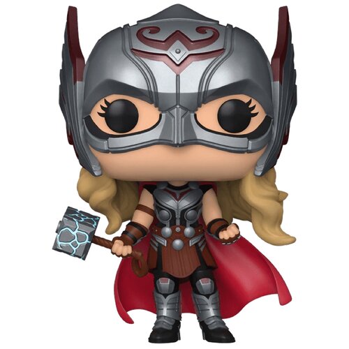 Фигурка Funko POP! Bobble Marvel Thor Love & Thunder Mighty Thor 62422, 10 см фигурка тор опустошитель тор любовь и гром от hasbro