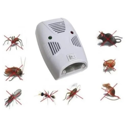 Ультразвуковой отпугиватель насекомых и грызунов Pest Repeller Aid bird repeller rotating rod repellent reflective scare rods spiral deterrent control device garden ornament repeller pest control