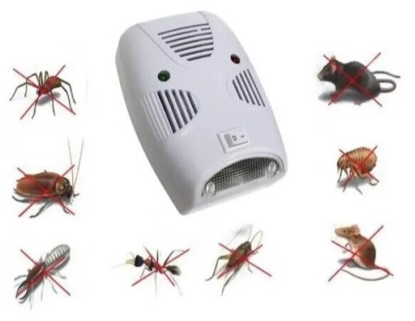 Ультразвуковой отпугиватель насекомых и грызунов Pest Repeller Aid - фотография № 7