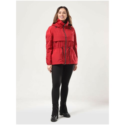 Куртка Maritta, размер 42(52RU), красный плащ maritta демисезонный ветрозащитный водонепроницаемый размер 42 52ru зеленый красный