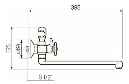 Смеситель для ванны ТМ РМС SL115-140E - фотография № 10