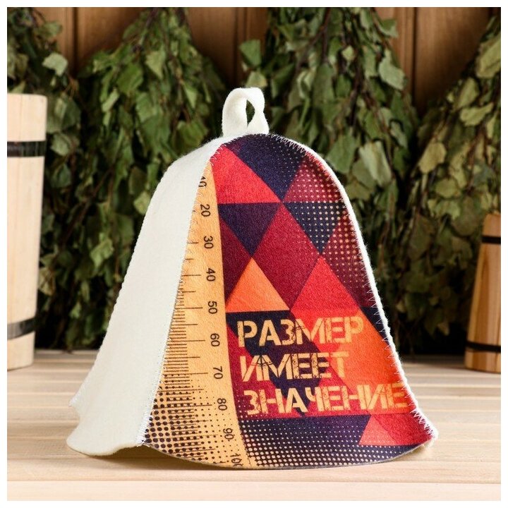 фото Добропаровъ Шапка для бани "Размер имет значение"