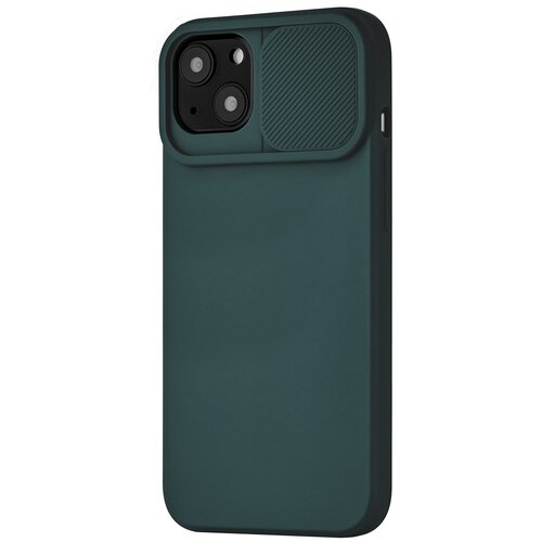 фото Чехол ubear touch shade case для iphone 13, силикон soft touch, зеленый