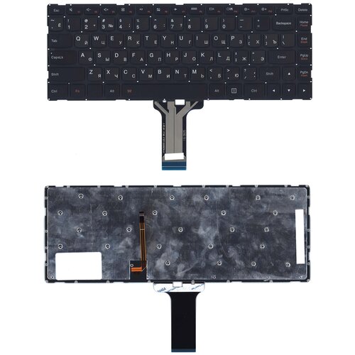 клавиатура для ноутбука lenovo ideapad 100s 14ibr черная с подсветкой Клавиатура для ноутбука Lenovo Ideapad 100S-14IBR черная с подсветкой