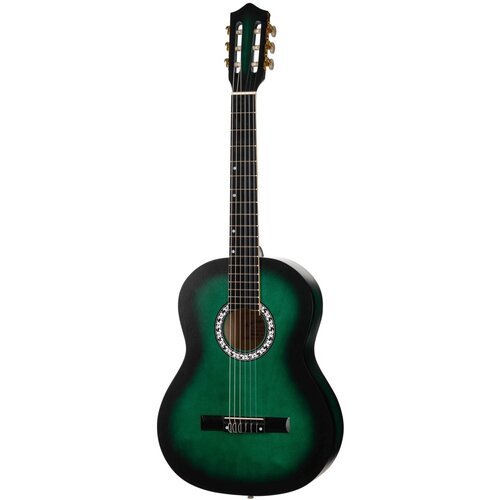 M-303-GR Гитара классическая, зеленая, Амистар