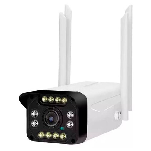Уличная 4G камера видеонаблюдения 3МП STARVIS COLORVU с двойной подсветкой и удаленным доступом SECTEC ST-IP5109-4G-3M(Блок питания в комплекте)