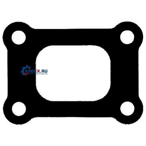 ELRING 267560 267.560E_прокладка выпуск коллектора металл 4 отв 6x \VOLVO D12A/C/D