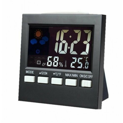 Метеостанция Цифровой датчик температуры и влажности Комнатный термометр 2159 Т 54900₽