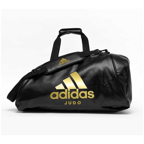 Сумка-рюкзак Training 2 in 1 PU Bag Judo M черно-золотая (размер M)