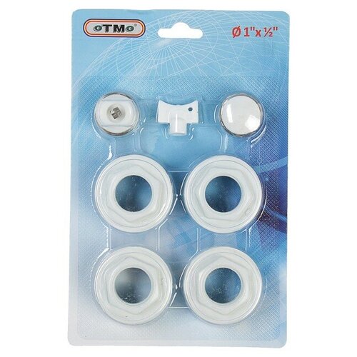 OTMO Комплект для подключения радиатора OTMO 1 х 12 без кронштейнов в блистере 750₽