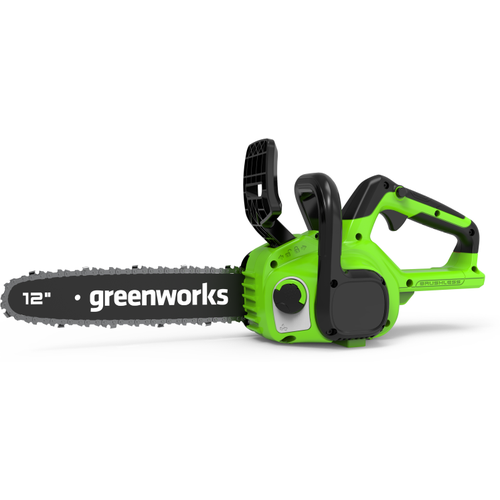 Цепная пила аккумуляторная GreenWorks GD24CS30, 24V, 30см, бесщеточная, с АКБ 4 АЧ и ЗУ