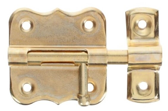 Шпингалет для запирания дверей EDS-07-40 B бронза