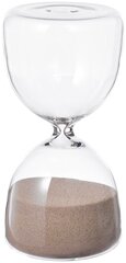 Часы  настольные ИКЕА ЭФТЕТЭНКА прозрачное стекло/песочный 15 см