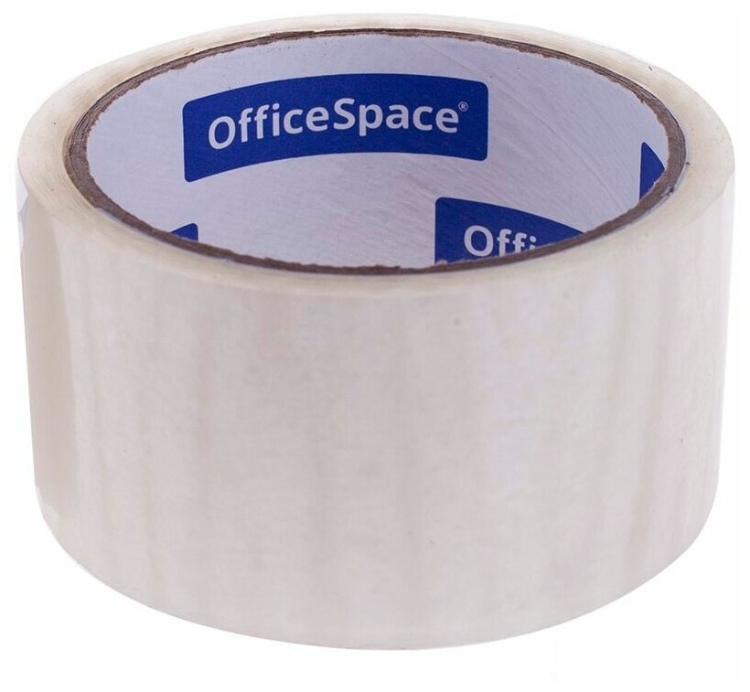 Клейкая лента (скотч) упаковочная OfficeSpace (48мм x 40м, 38мкм, прозрачная) (КЛ_4217)