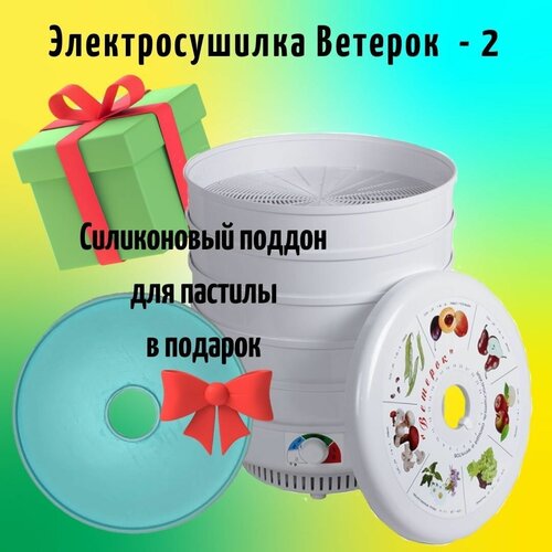 Электросушилка для овощей и фруктов Ветерок2 силиконовый поддон для пастилы 496000₽