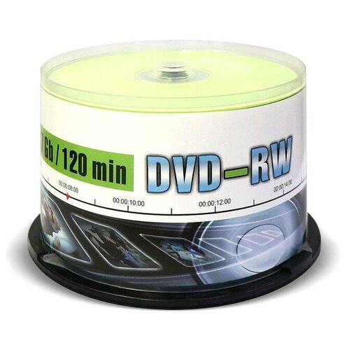 диск dvd rw mirex brand 4x 4 7 гб cake box 50 шт Диск DVD-RW Mirex Brand, 4x, 4.7 Гб, Cake Box, 50 шт