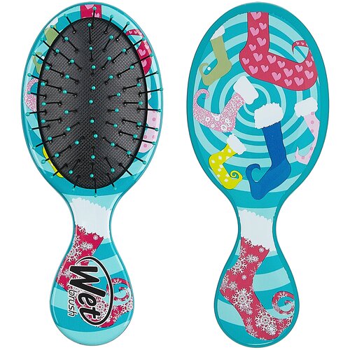 Wet Brush Расческа для спутанных волос / Mini Detangler-Rocking Stockings