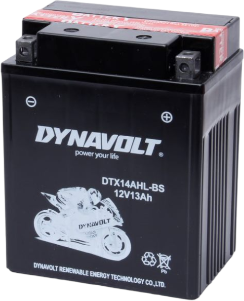 Аккумулятор Dynavolt DTX14AHL-BS, 12V, AGM