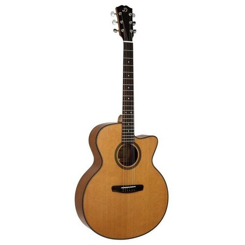 Dowina Rustica JC-ds акустическая гитара джамбо с вырезом, цвет натуральный dowina rustica d s акустическая гитара