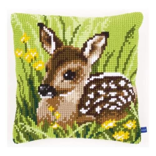 фото Подушка олененок набор для вышивания vervaco pn-0150673