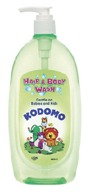 Lion Kodomo Средство для мытья от макушки до пяточек, для детей, дозатор, 400 мл