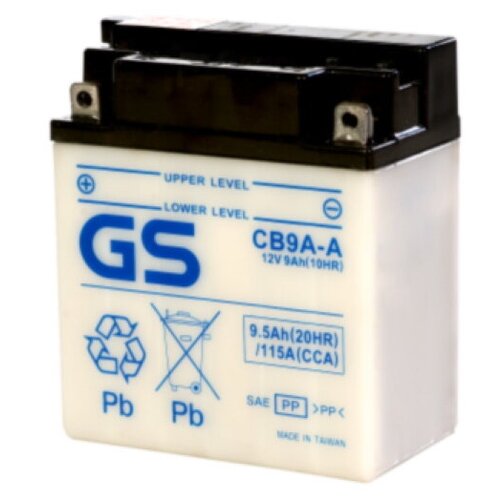 Мото аккумулятор GS CB9A-A (б/э)