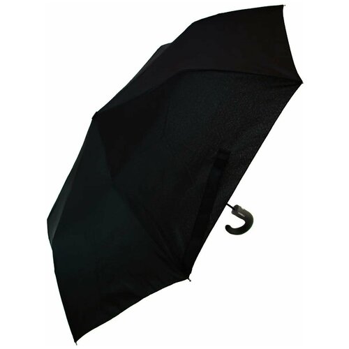 Зонт полуавтомат, для мужчин, черный