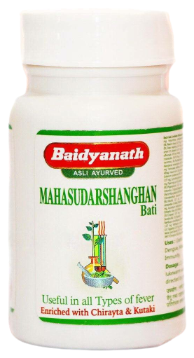 Таблетки Baidyanath Mahasudarshanghan Bati таб., 40 г, 40 шт.