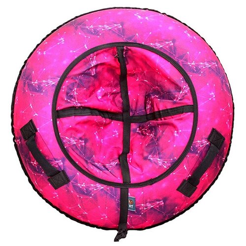 Санки надувные Тюбинг RT Созвездие розовое + автокамера, диаметр 118 см