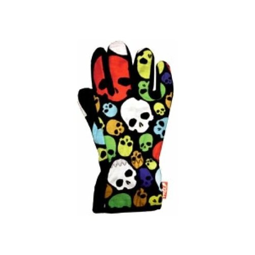 фото Спортивные флисовые перчатки wind x-treme gloves plain 231 happy skulls