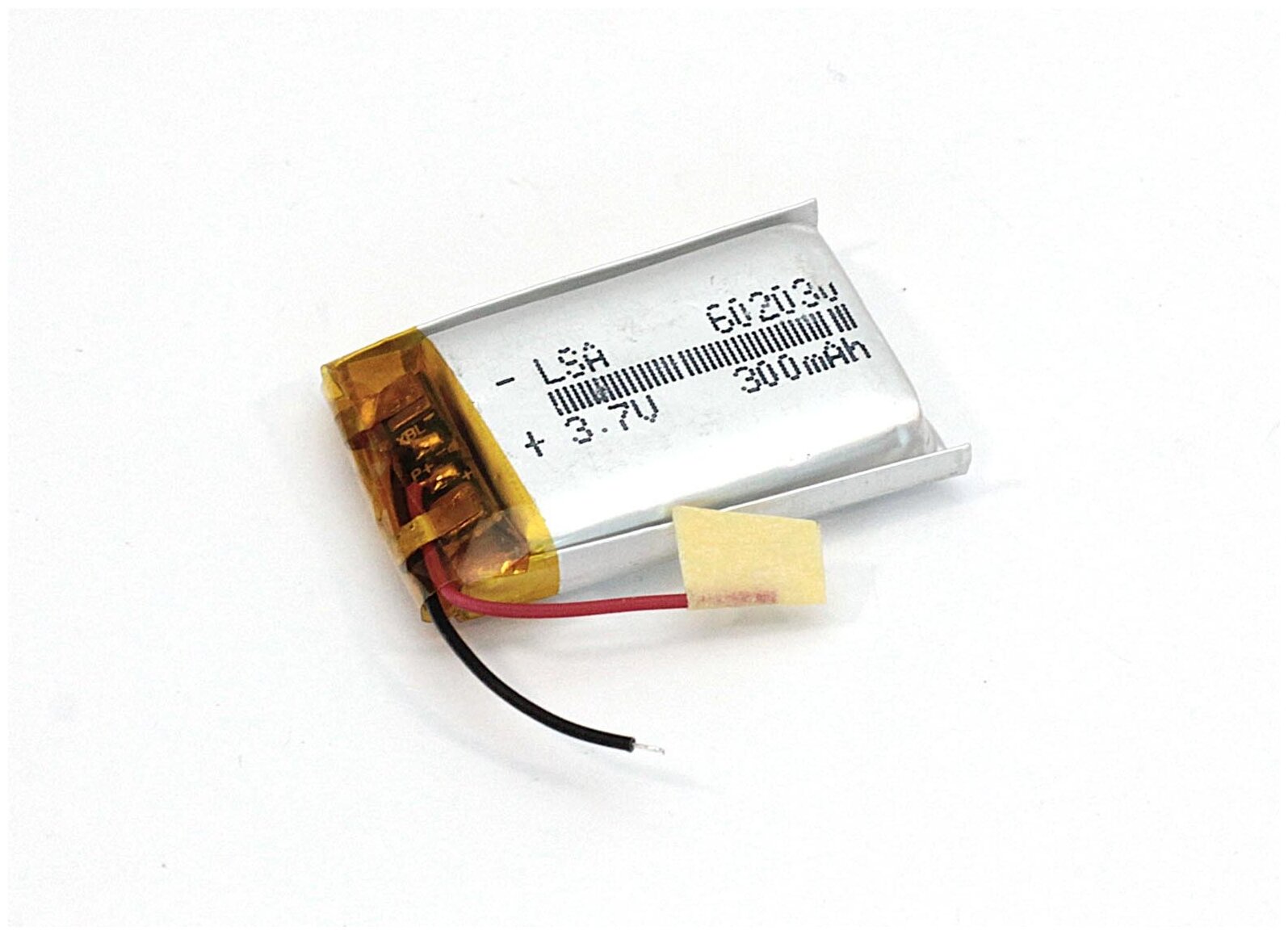 Аккумулятор Li-Pol (батарея) 6*20*30мм 2pin 3.7V/350mAh