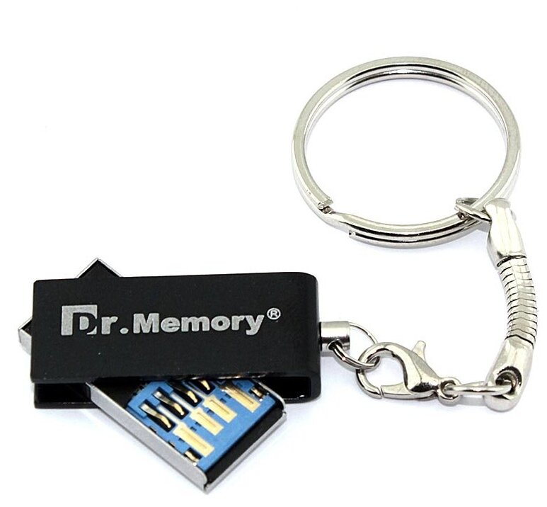 Флешка USB Dr. Memory 005 8GB, USB 3.0, серебристый